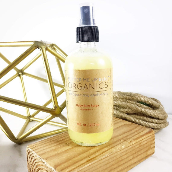 Organic Baby Butt Spray – Travel Size Diaper Area Cleanser